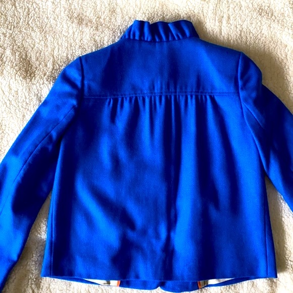 J.CREW Wool Ruffle Jacket - Picture 2 of 8